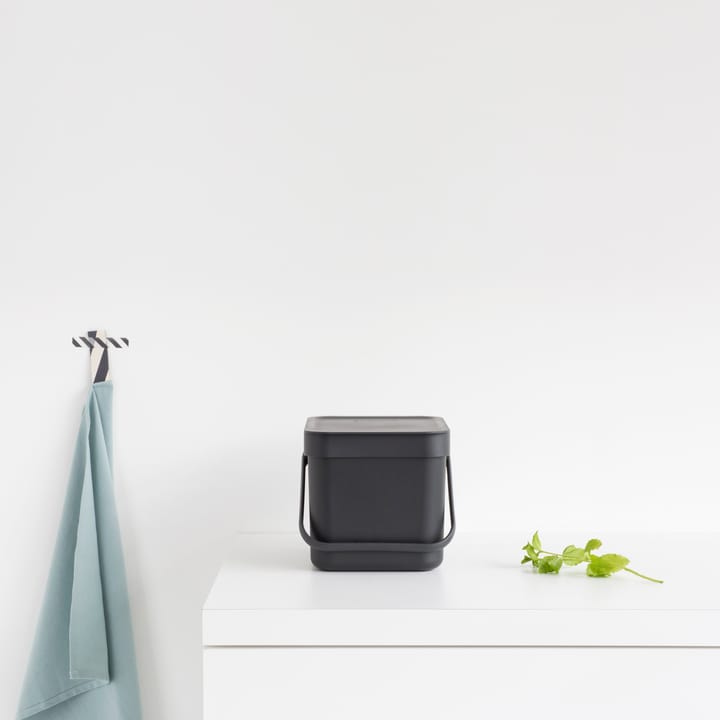 Sort & Go afvalbak 6 l., grijs Brabantia