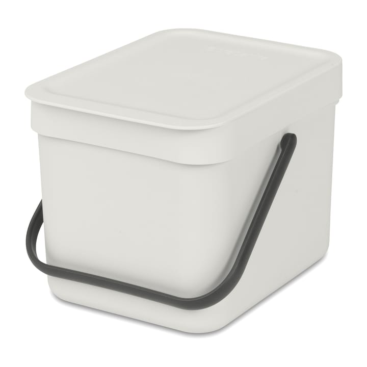 Sort & Go afvalbak 6 l., Lichtgrijs Brabantia