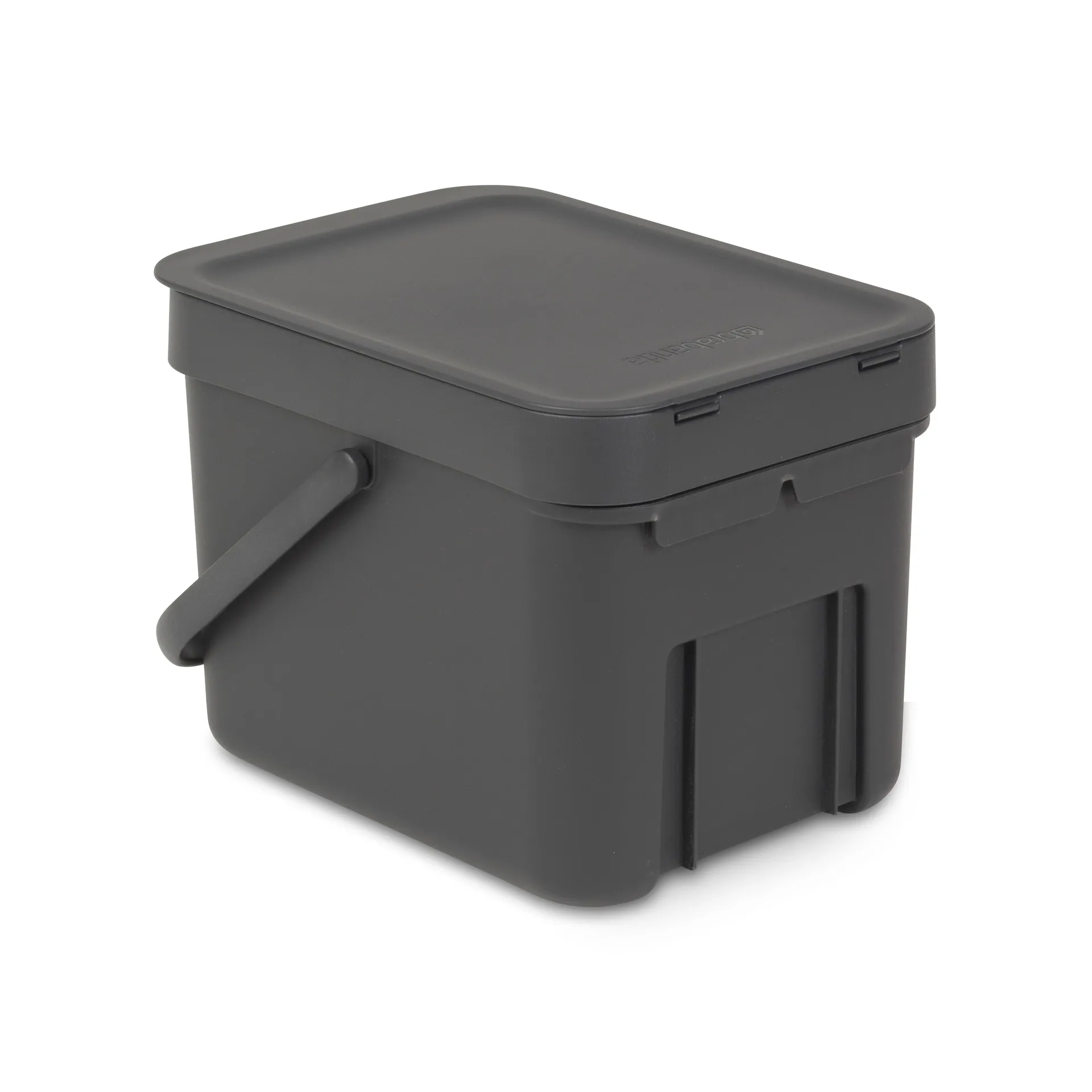 Sort & Go afvalbak 6 liter, grijs Brabantia