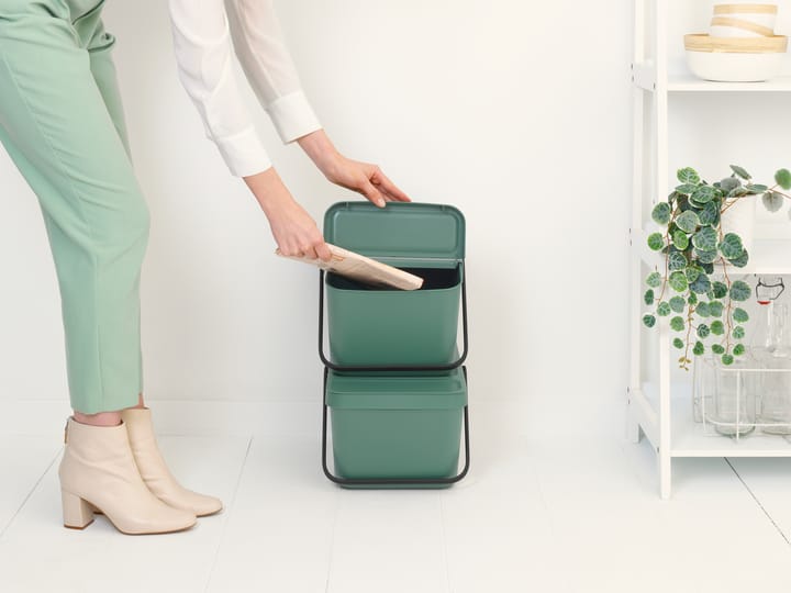 Sort & Go Stapelbare afvalemmer 20 L, Fir Green Brabantia