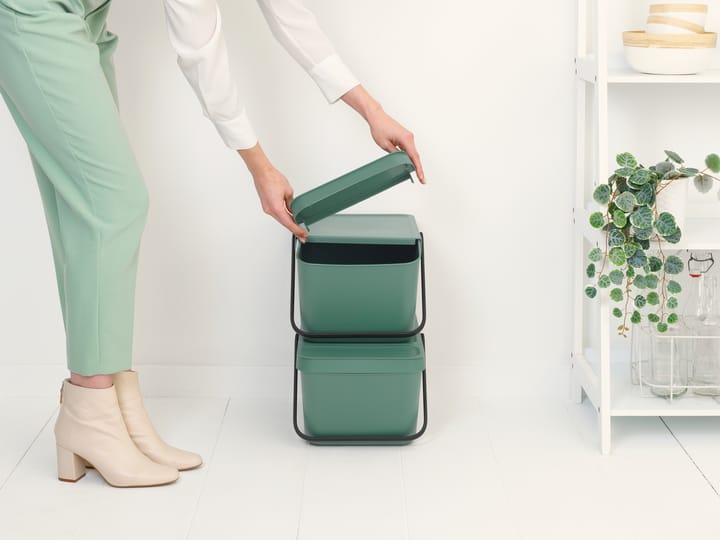 Sort & Go Stapelbare afvalemmer 20 L, Fir Green Brabantia