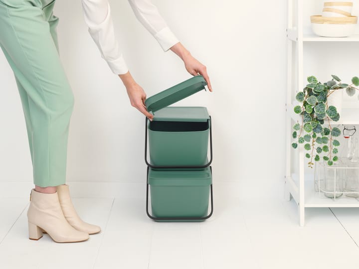 Sort & Go Stapelbare afvalemmer 20 L - Fir Green - Brabantia