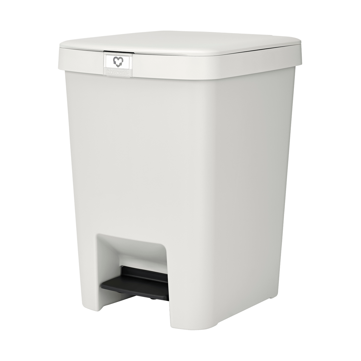 Brabantia StepUp pedaalemmer 25 L Lichtgrijs | Scandinavisch Interieur | Pedaalemmers | Grijs