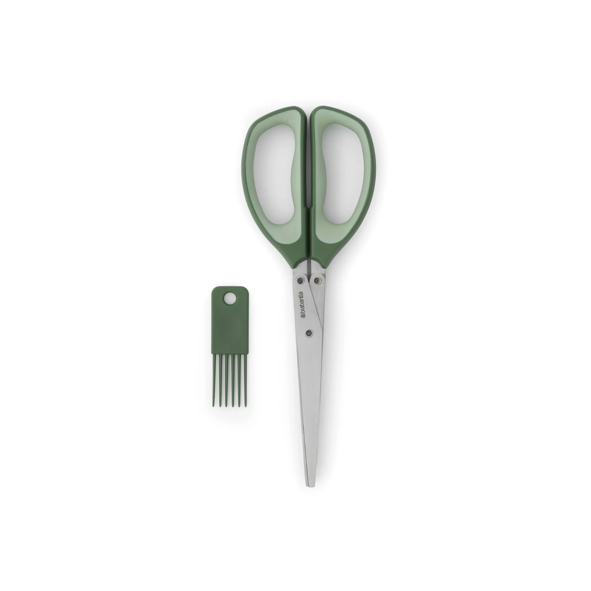 Tasty kruidenschaar met reinigingskam, Groen Brabantia