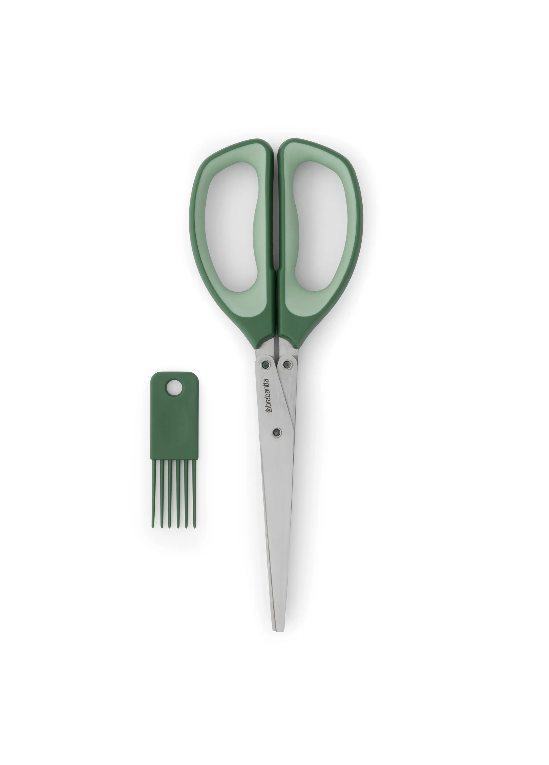 Tasty kruidenschaar met reinigingskam, Groen Brabantia