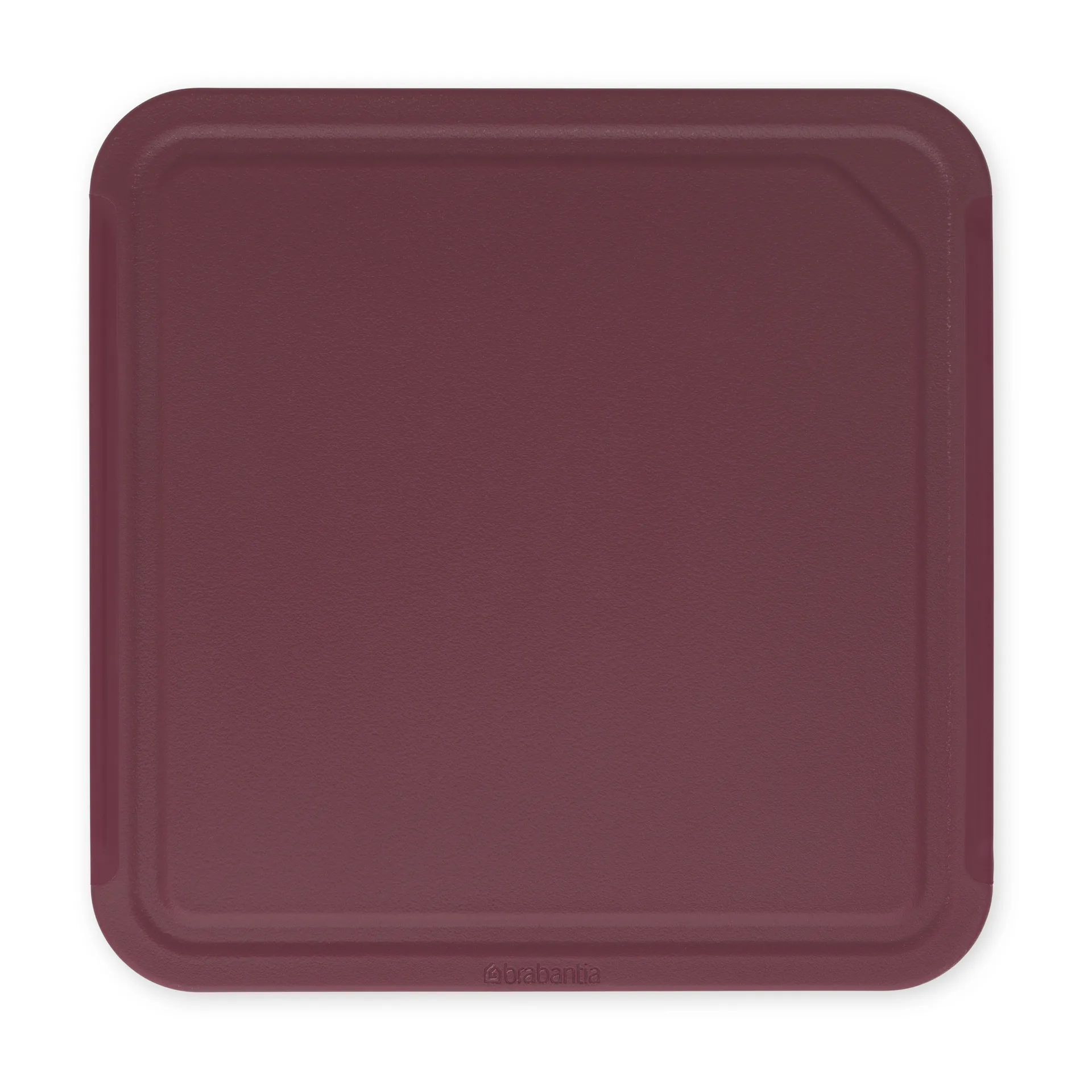 TASTY+ snijplank medium 25x25 cm, Aubergine red Brabantia