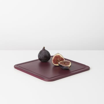 TASTY+ snijplank medium 25x25 cm - Aubergine red - Brabantia