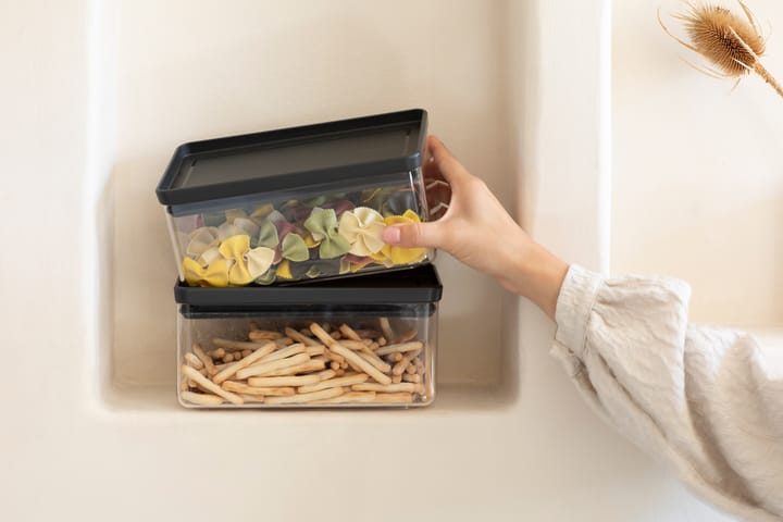 TASTY+ stapelbare pot 1,5 liter, Donkergrijs Brabantia