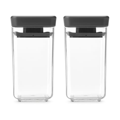 TASTY+ stapelbare pot 2-delig 0,15 L - Donkergrijs - Brabantia