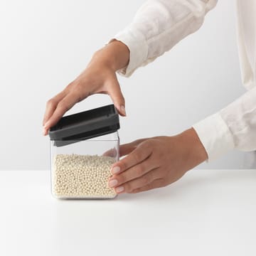 TASTY+ vierkante opbergpot 0,7 L - Donkergrijs - Brabantia
