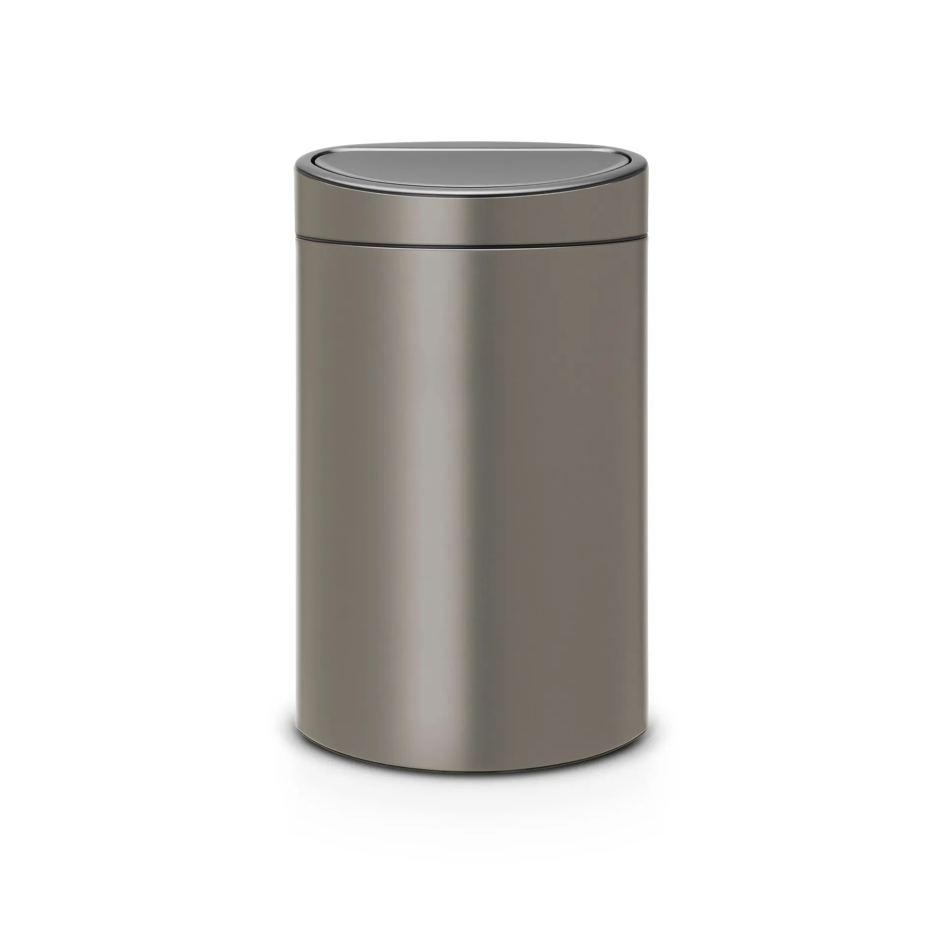Touch afvalemmer Recycle met kunststof binnenemmer 10/23 L, Bruin Brabantia
