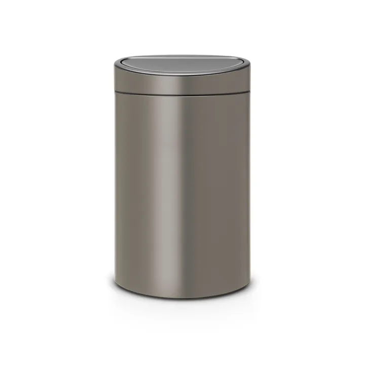 Touch afvalemmer Recycle met kunststof binnenemmer 10/23 L - Bruin - Brabantia