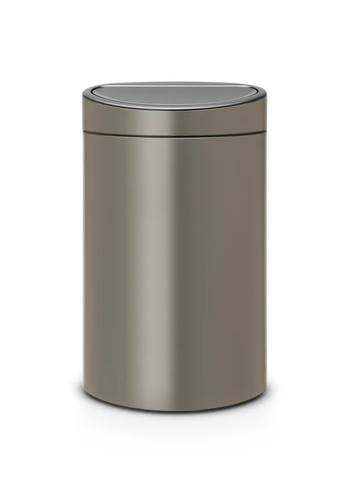 Touch afvalemmer Recycle met kunststof binnenemmer 10/23 L - Bruin - Brabantia