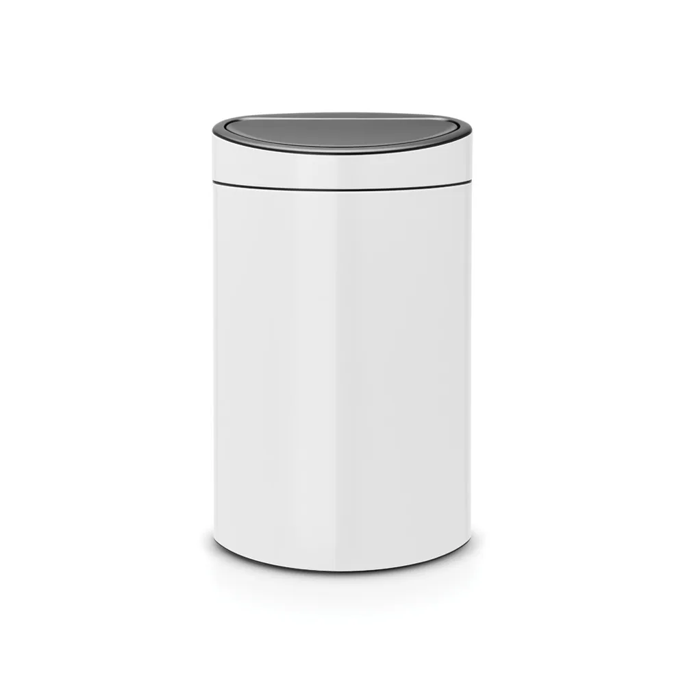 Touch Bin kunststof 40 L, Wit Brabantia