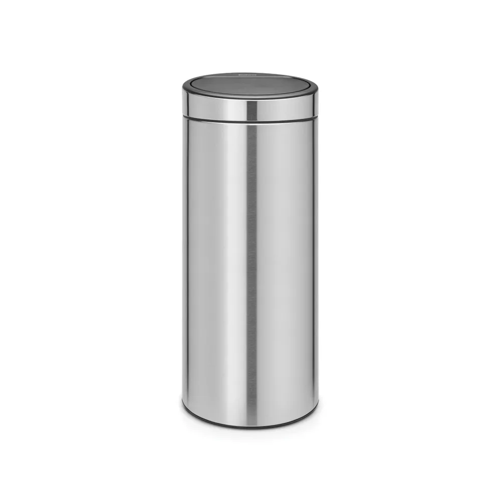 Touch Bin NEW kunststof binnenemmer 30 L, Mat geborsteld staal Brabantia