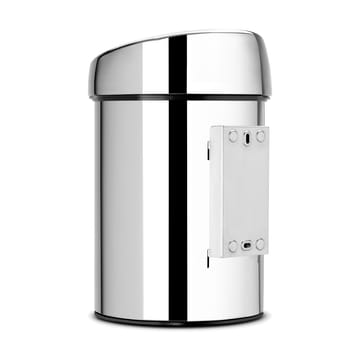 Touch Bin prullenbak 3 liter muurgemonteerd - briljant staal - Brabantia