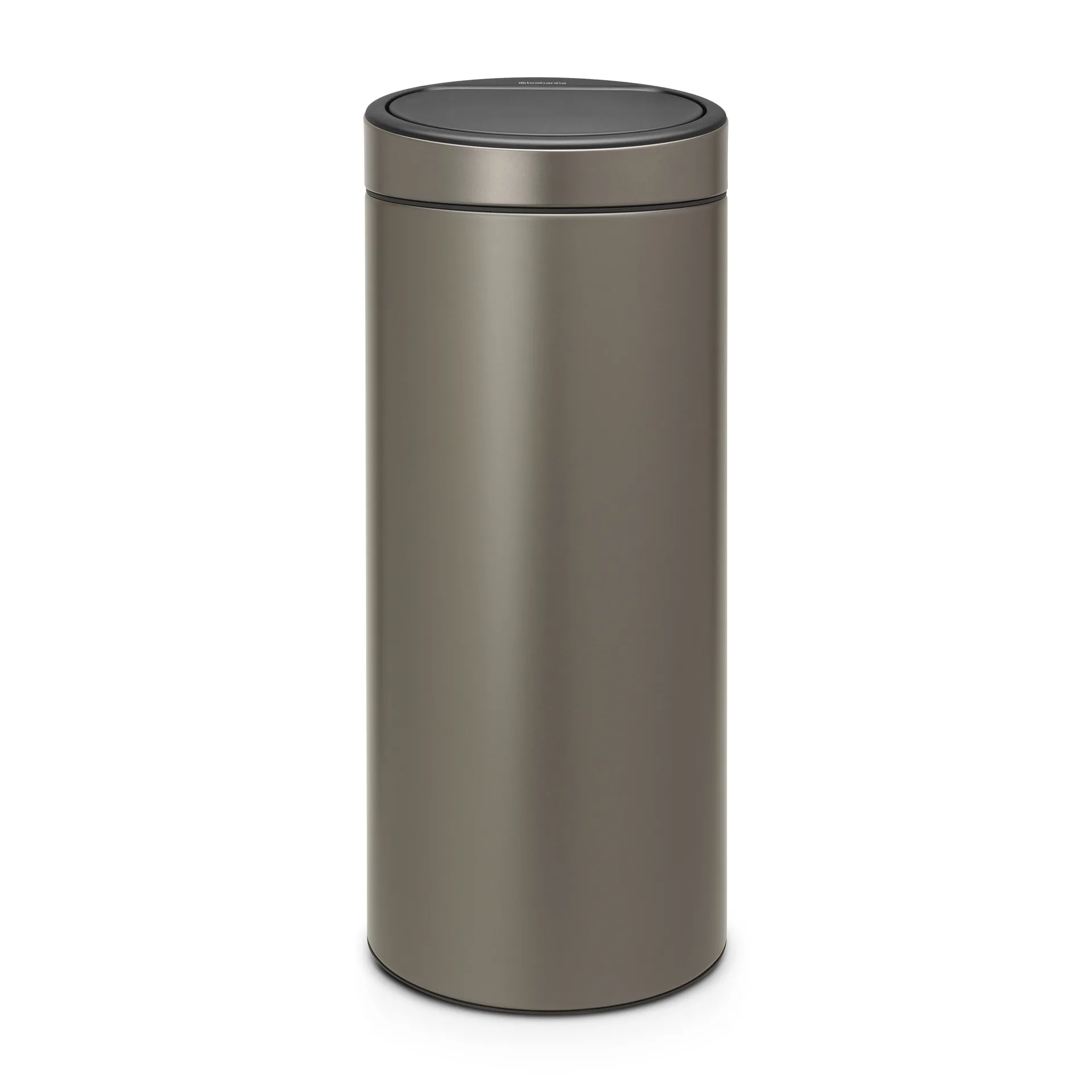 Touch Bin prullenbak 30 liter, platinum Brabantia