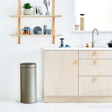 Touch Bin prullenbak 30 liter - platinum - Brabantia