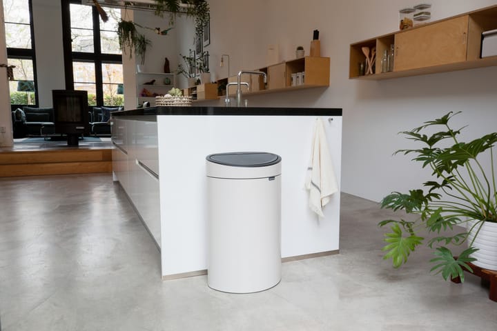 Touch Bin prullenbak 40 liter, Soft Beige Brabantia