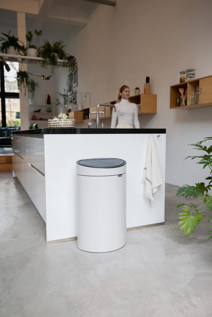Touch Bin prullenbak 40 liter, Soft Beige Brabantia