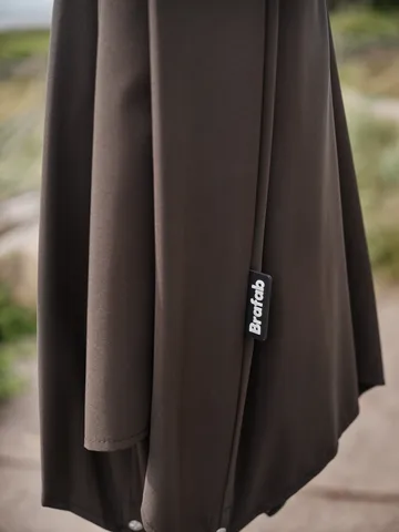 Abriola parasol - Charcoal black, Ø270 cm - Brafab