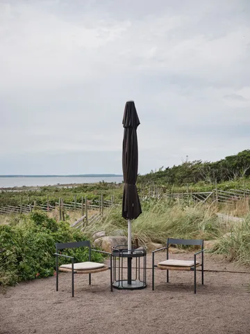 Abriola parasol - Charcoal black, Ø270 cm - Brafab