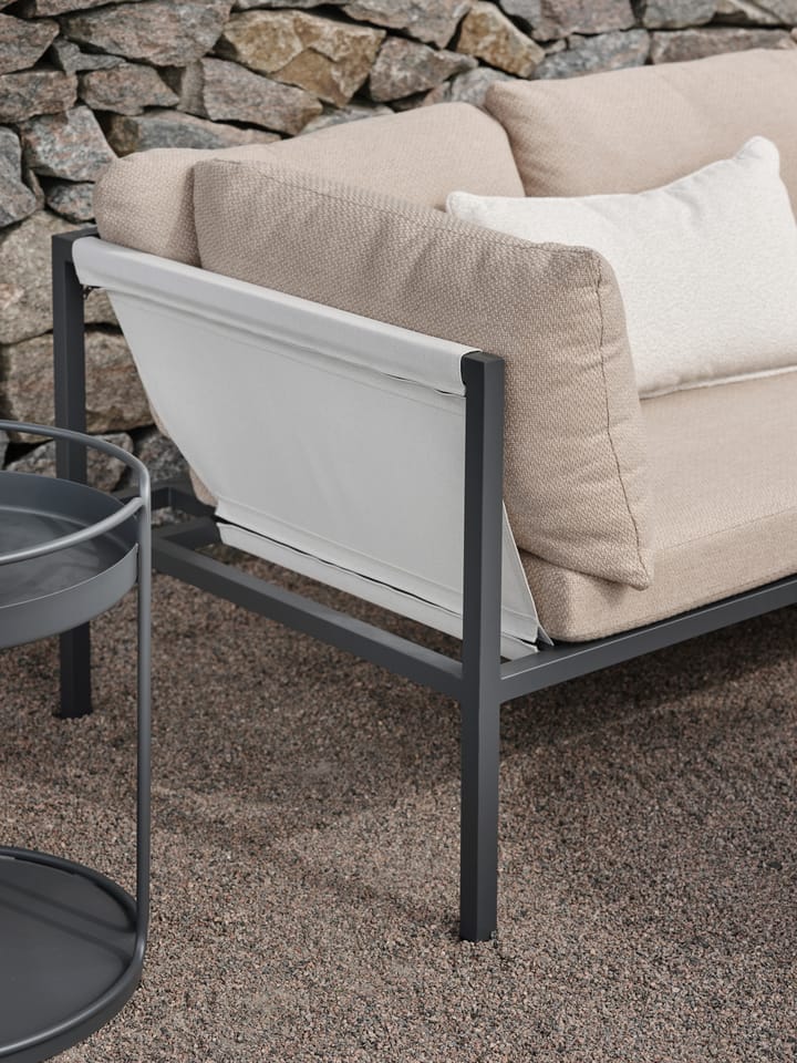 Allie hoekbank, Barley-anthracite Brafab