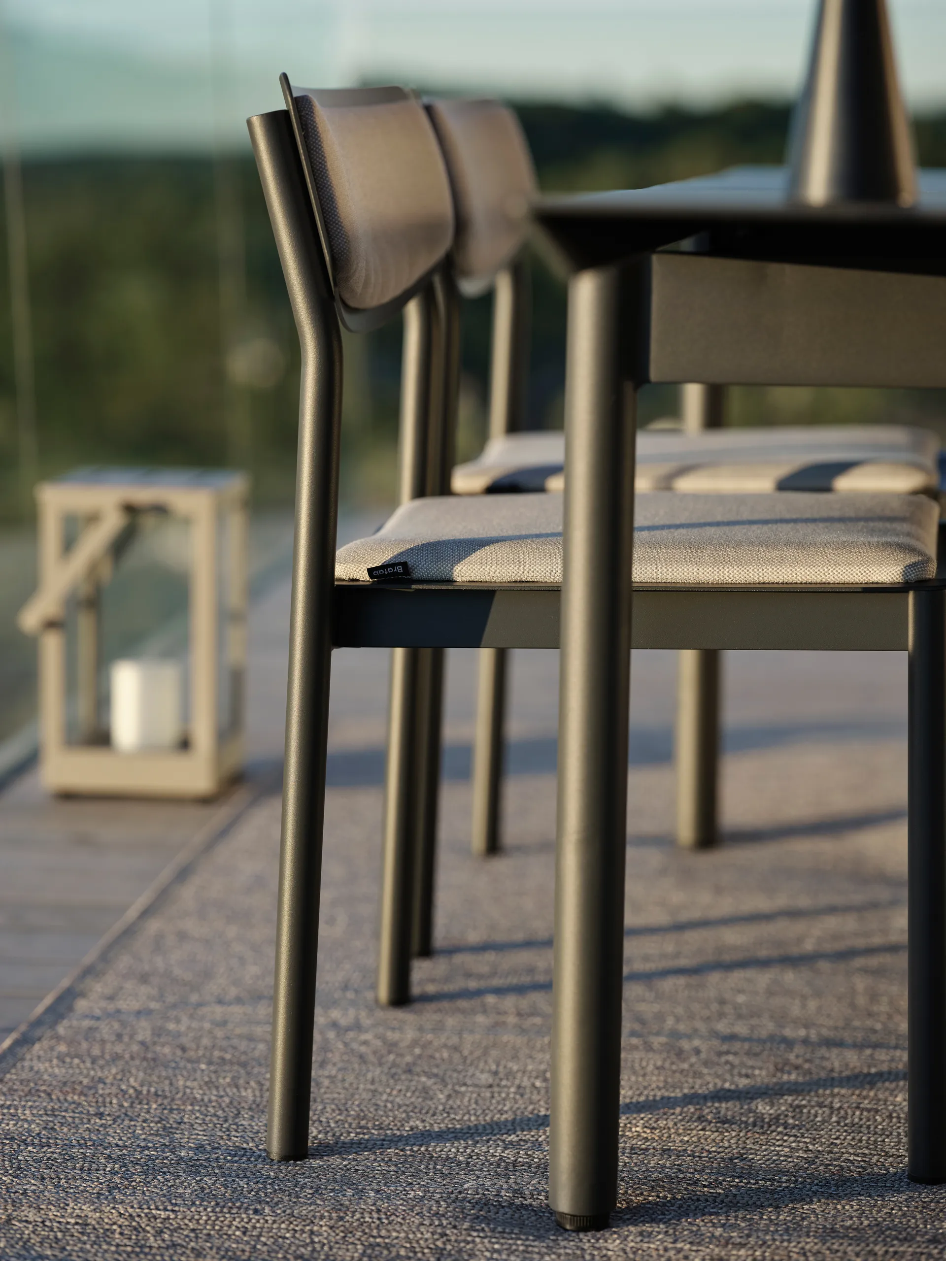 B45 eettafel, Anthracite 250 cm Brafab