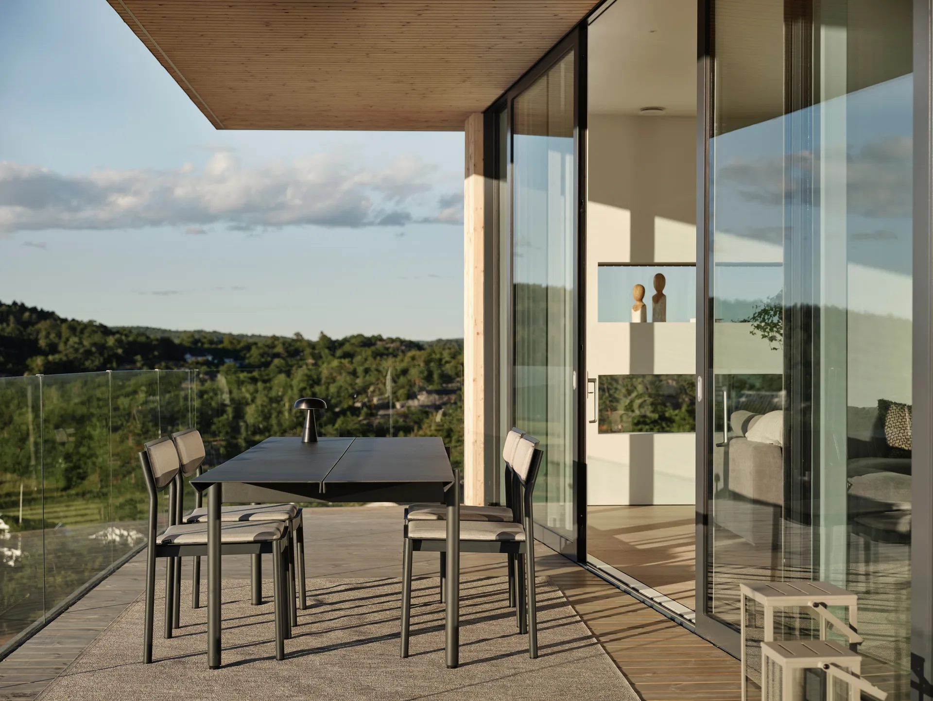 B45 eettafel, Anthracite 250 cm Brafab