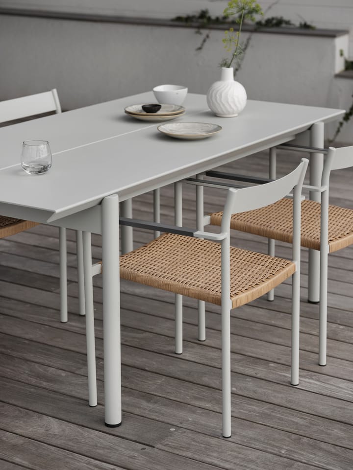 B45 eettafel, Light grey 180 cm Brafab