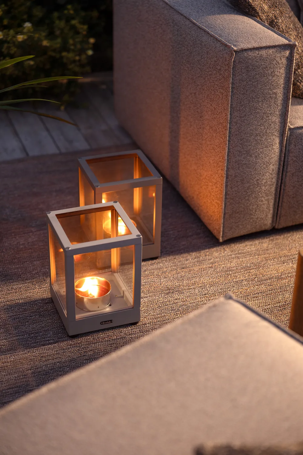 Belfort kaarsenhouder, Light grey, 28 cm Brafab