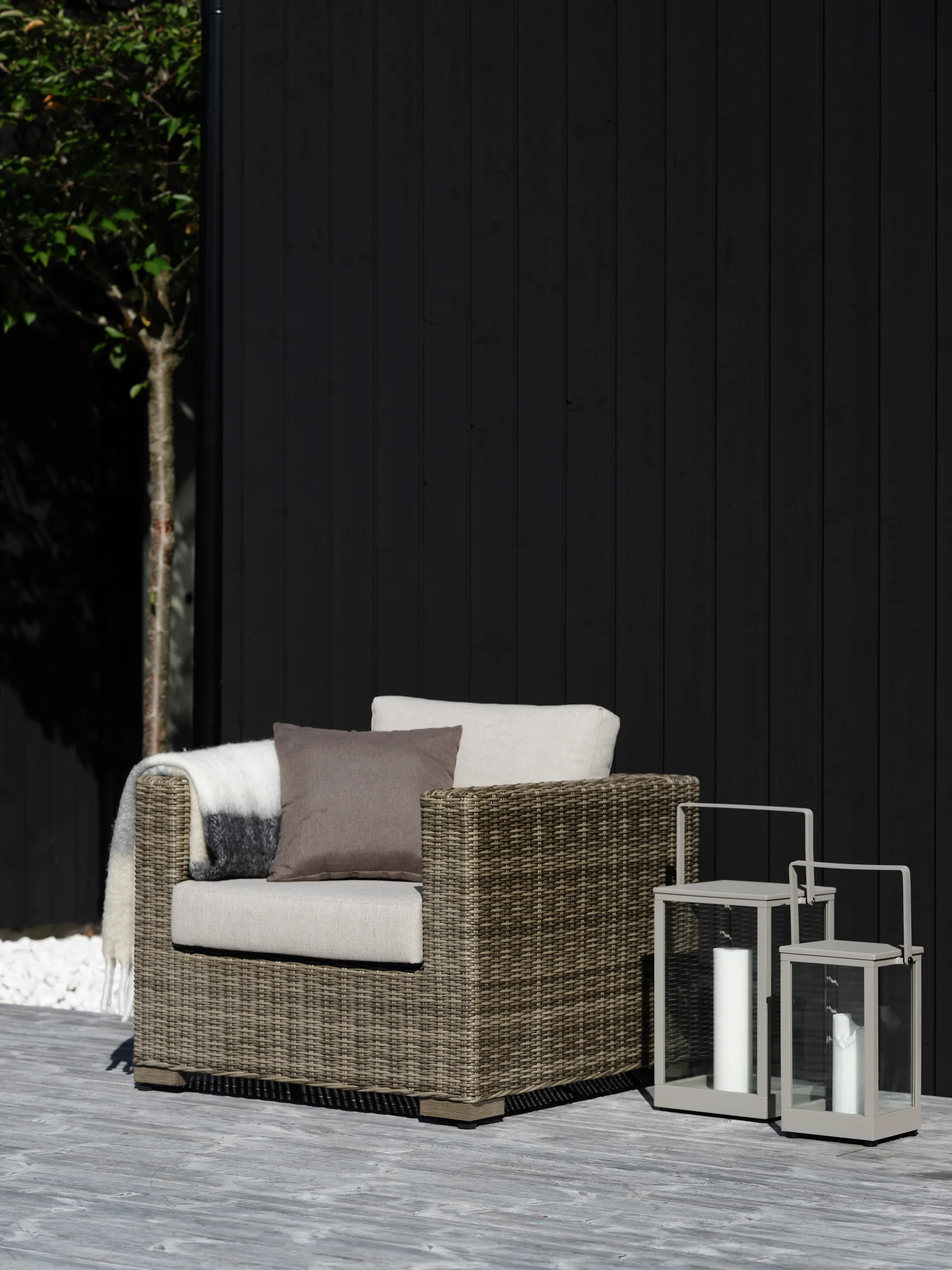 Belfort kaarsenhouder, Nordic green H43 cm Brafab