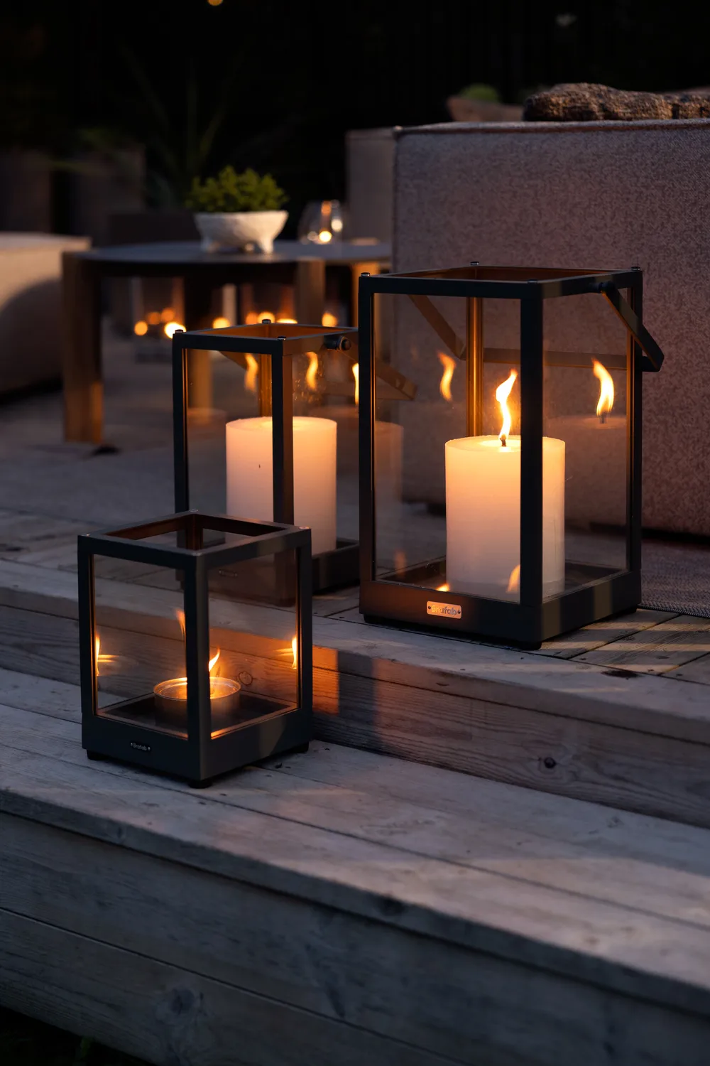 Belfort kaarsenhouder, Zwart, 28 cm Brafab