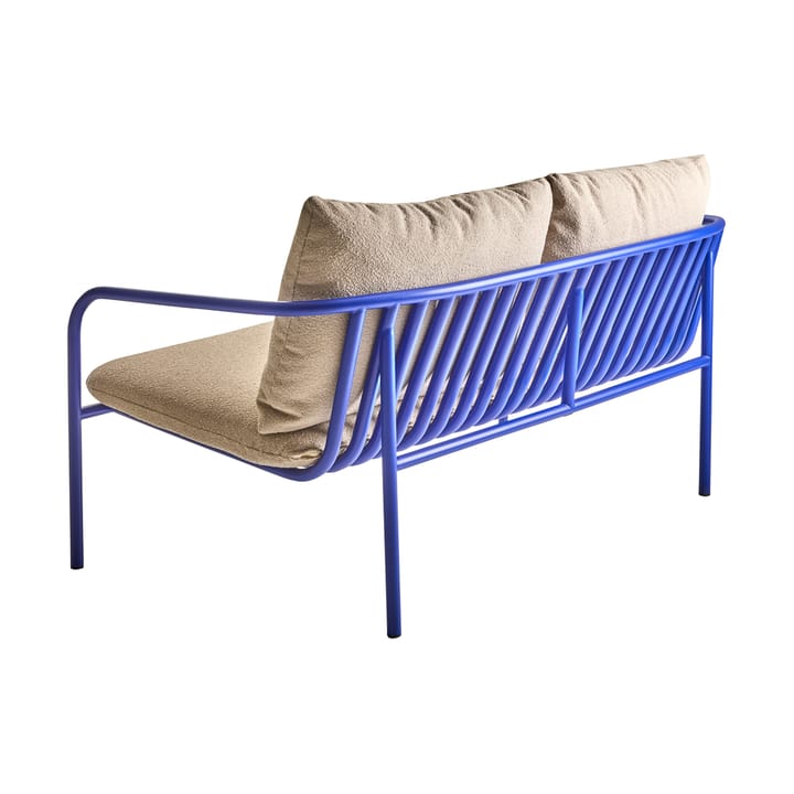 Bendt bank, Teddy beige-indigo blue Brafab