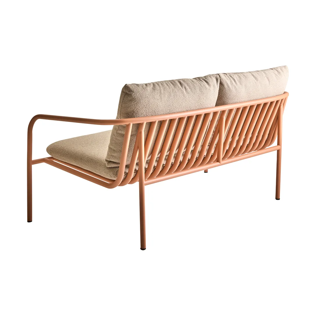 Bendt bank, Teddy beige-peach Brafab