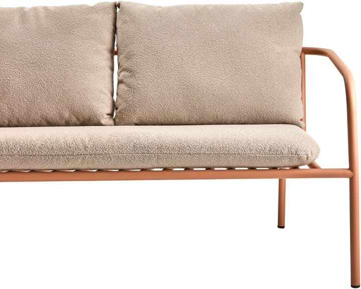 Bendt bank, Teddy beige-peach Brafab