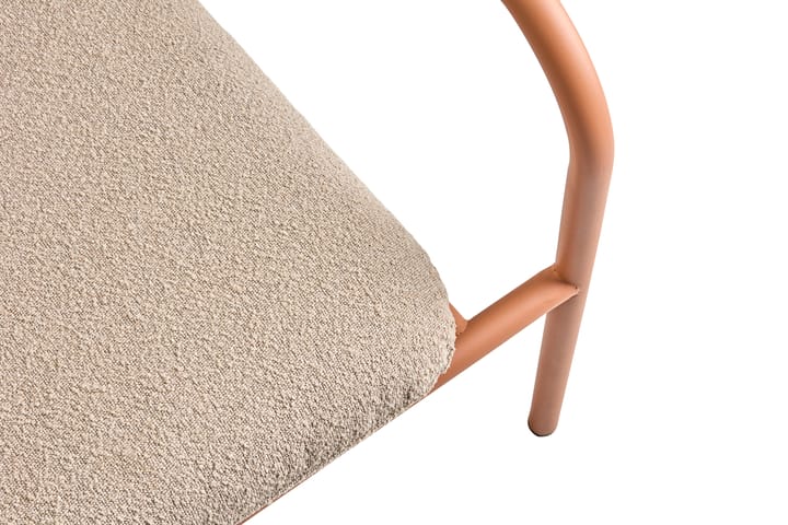 Bendt bank, Teddy beige-peach Brafab