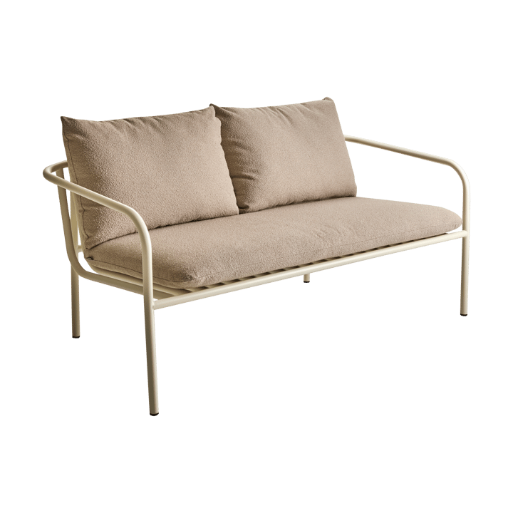 Bendt bank - Teddy beige-pearl white - Brafab