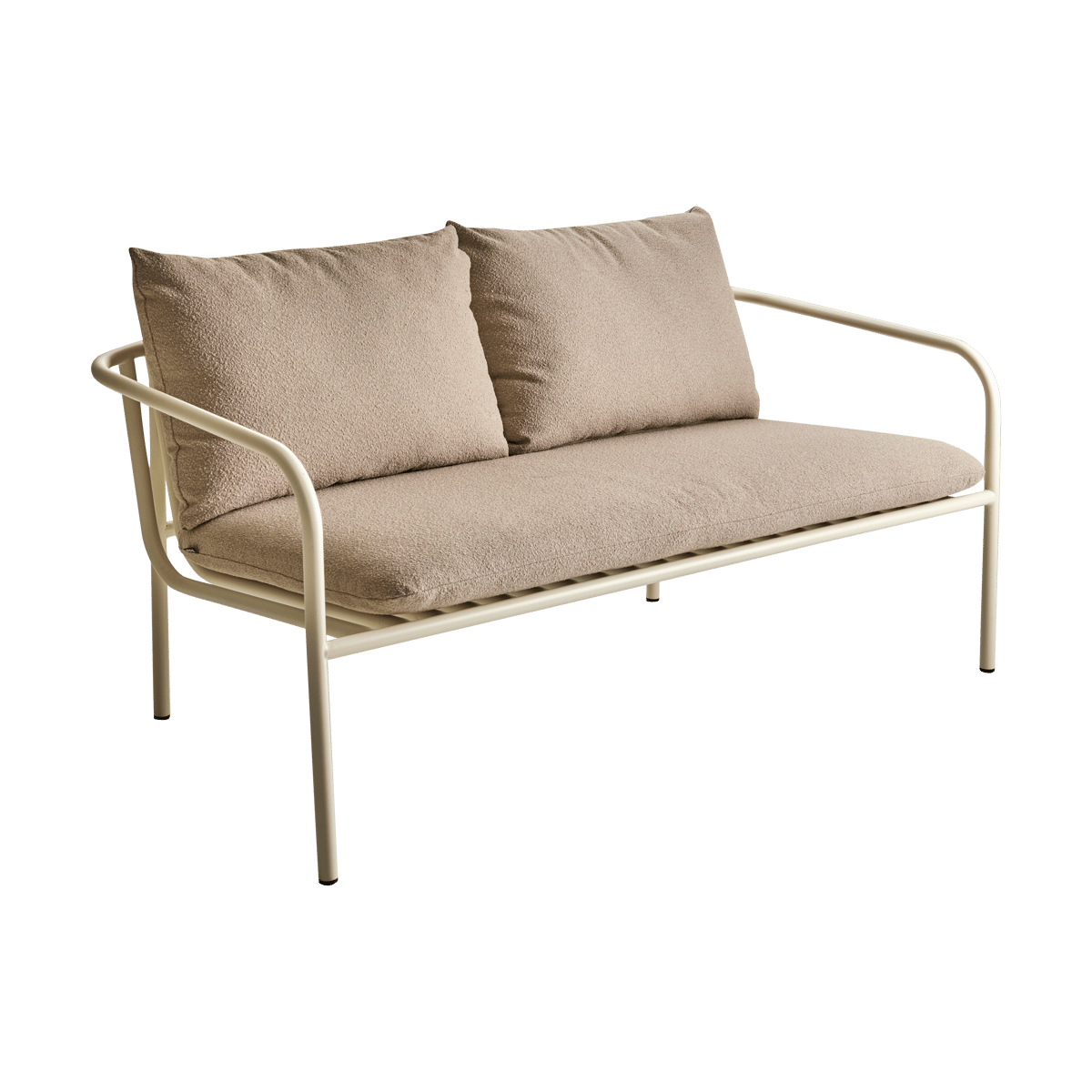 Brafab Bendt bank Teddy beige-pearl white | Scandinavisch Interieur | Wit
