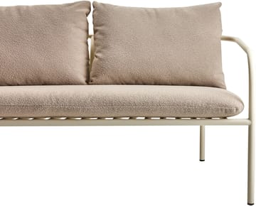 Bendt bank - Teddy beige-pearl white - Brafab