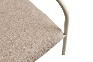 Bendt bank - Teddy beige-pearl white - Brafab