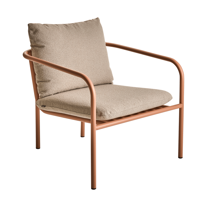 Bendt loungestoel - Teddy beige-peach - Brafab