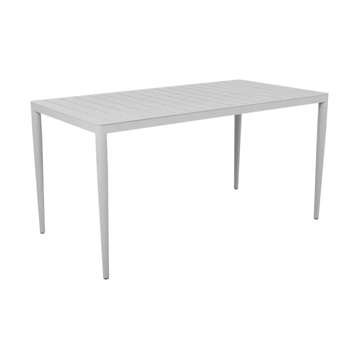 Bigby eettafel - Light grey, 144x76 cm - Brafab