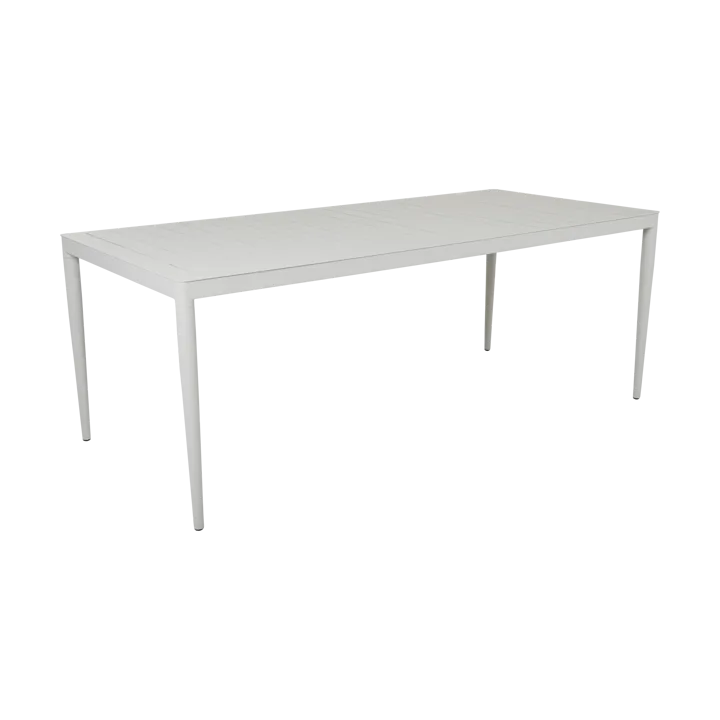 Bigby eettafel - Light grey, 195x90 cm - Brafab