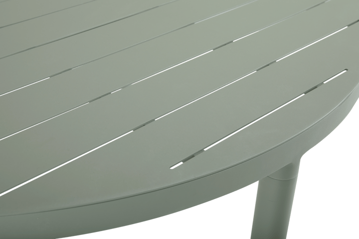 Bigby eettafel rond, Dusty green Ø100 cm Brafab