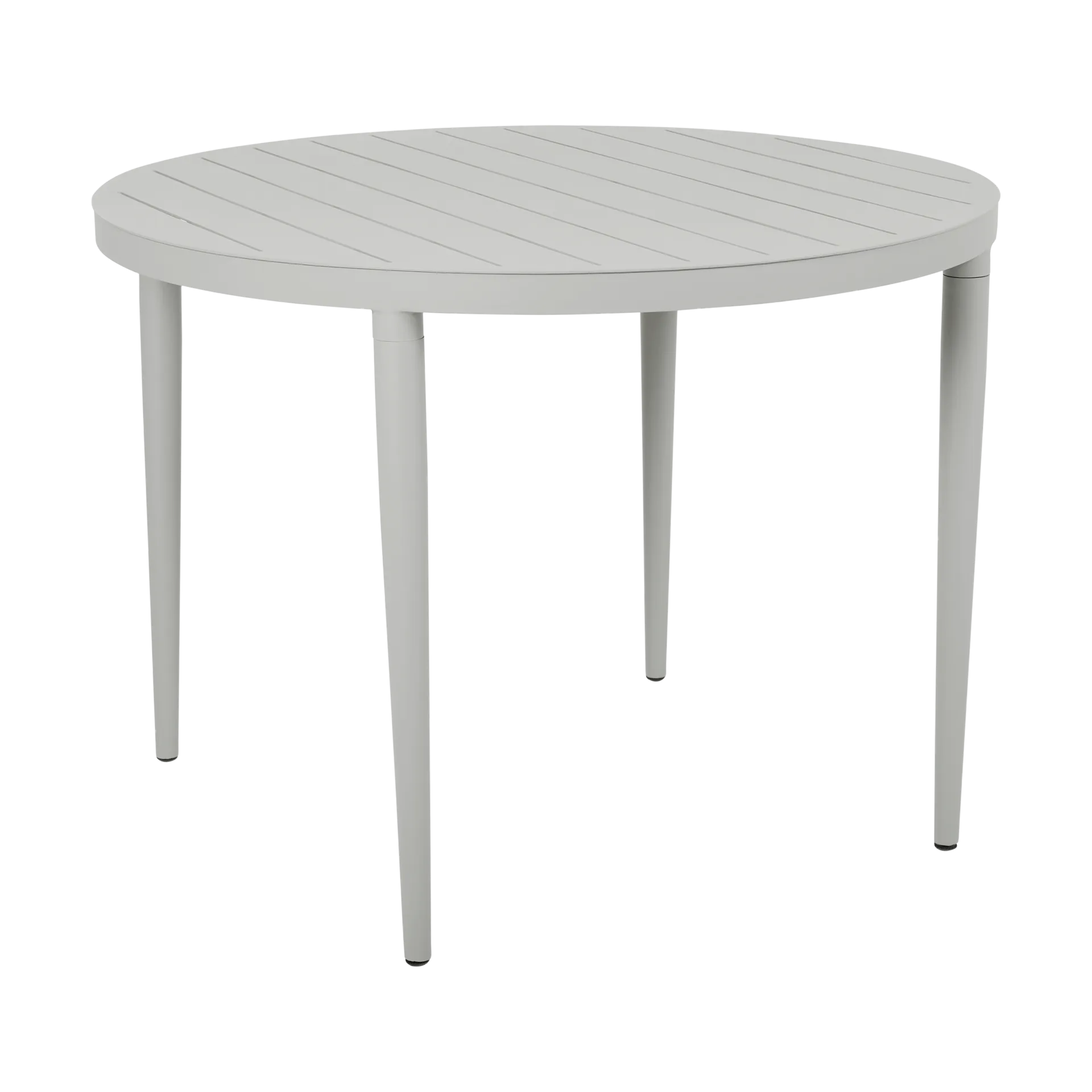 Bigby eettafel rond, Light grey Ø100 cm Brafab