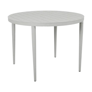 Bigby eettafel rond - Light grey Ø100 cm - Brafab