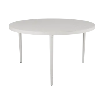 Bigby eettafel rond - Light grey Ø130 cm - Brafab
