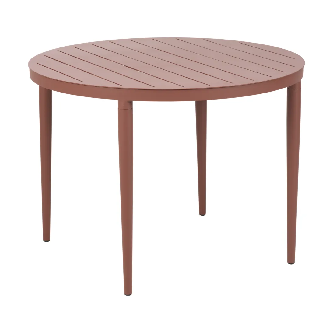 Bigby eettafel, Zin Red, Ø100 cm Brafab