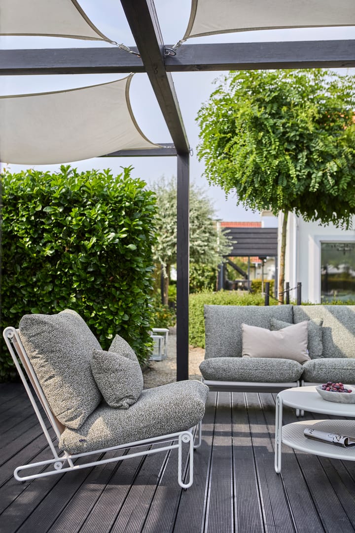 Blixt loungestoel, Light grey-teddy verde Brafab